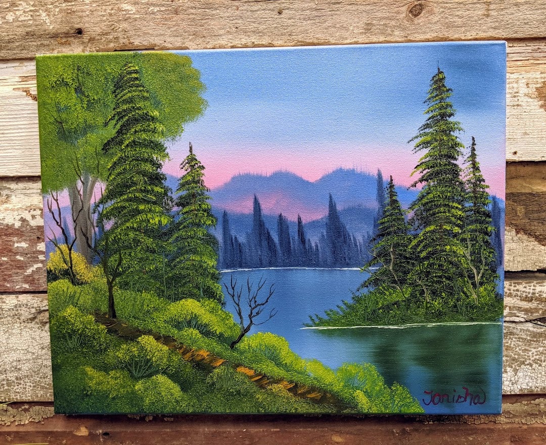 Bob ross outlet tapestry